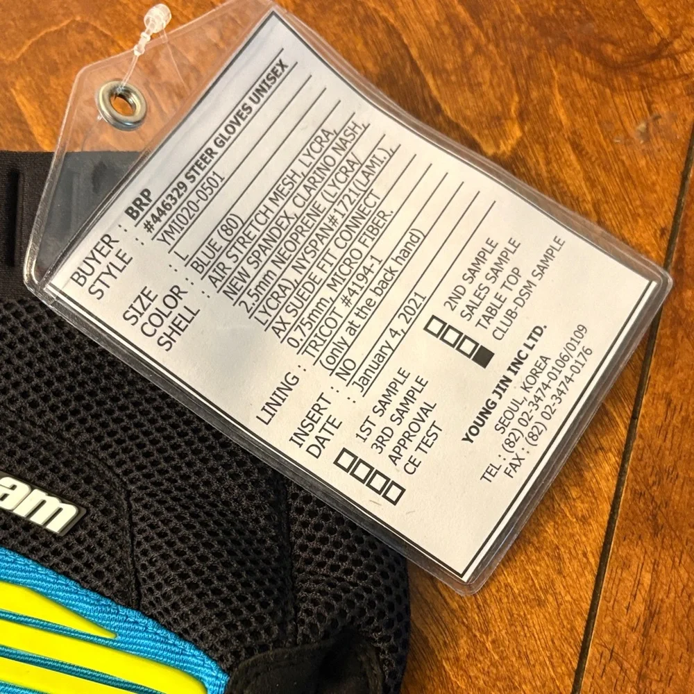 Blue and Black Work Gloves - Picture 2 of 4